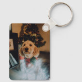 パーソナライズされたカスタム文字 キーホルダー (裏面)