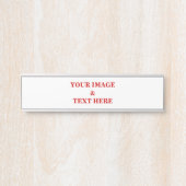 パーソナライズされたカスタム文字 サインプレート (正面)