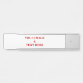 パーソナライズされたカスタム文字 サインプレート (正面)