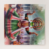 パーソナライズされたカスタム文字 ジグソーパズル (横)