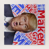 パーソナライズされたカスタム文字 ジグソーパズル (横)