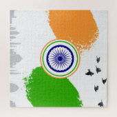 パーソナライズされたカスタム文字 ジグソーパズル (横)