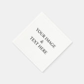 パーソナライズされたカスタム文字 スタンダードカクテルナプキン (角)