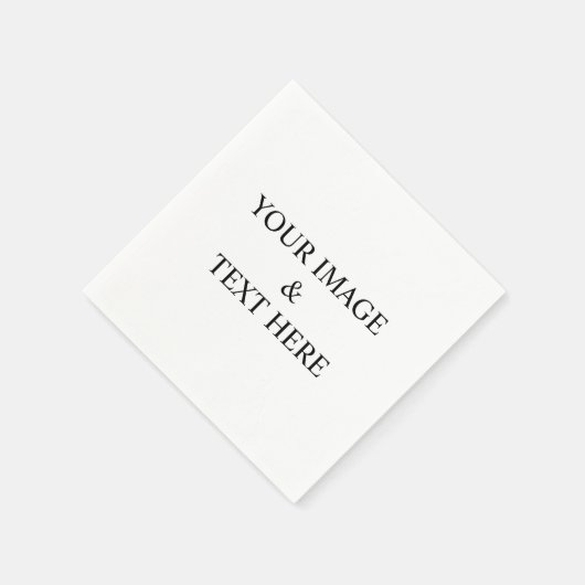 パーソナライズされたカスタム文字 スタンダードカクテルナプキン (角)