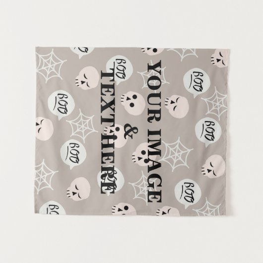 パーソナライズされたカスタム文字 タペストリー (正面(横))