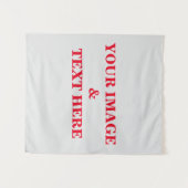 パーソナライズされたカスタム文字 タペストリー (正面(横))