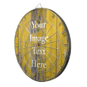 パーソナライズされたカスタム文字 ダーツボード (正面右)