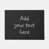 パーソナライズされたカスタム文字 ドアマット (正面)