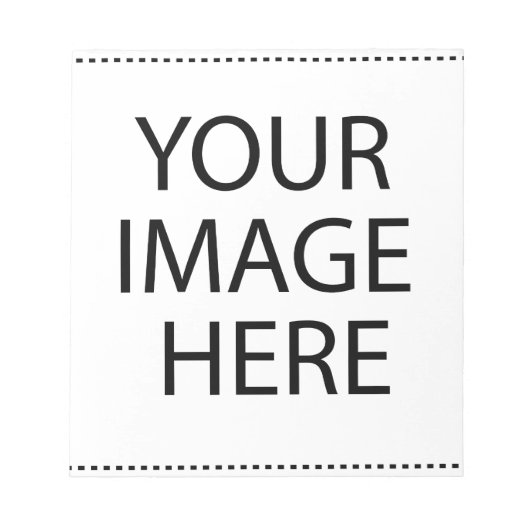 パーソナライズされたカスタム文字 ノートパッド (正面)