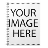 パーソナライズされたカスタム文字 ノートブック (正面)