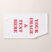 パーソナライズされたカスタム文字 ハンドタオル (ハンドタオル)