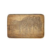 パーソナライズされたカスタム文字 バスマット (正面)