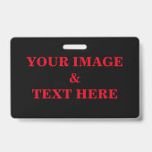 パーソナライズされたカスタム文字 バッジ (裏面)