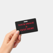 パーソナライズされたカスタム文字 バッジ (手持ち)