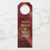 パーソナライズされたカスタム文字 ボトルネックタグ (正面)