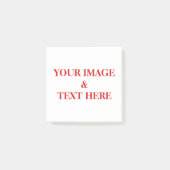 パーソナライズされたカスタム文字 ポストイット (正面)