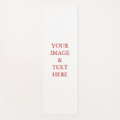 パーソナライズされたカスタム文字 ヨガマット (正面)