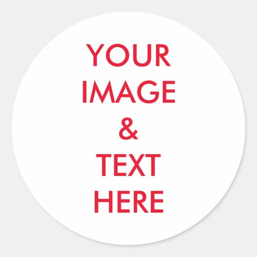 パーソナライズされたカスタム文字 ラウンドシール (正面)