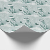 パーソナライズされたカスタム文字 ラッピングペーパー (角)