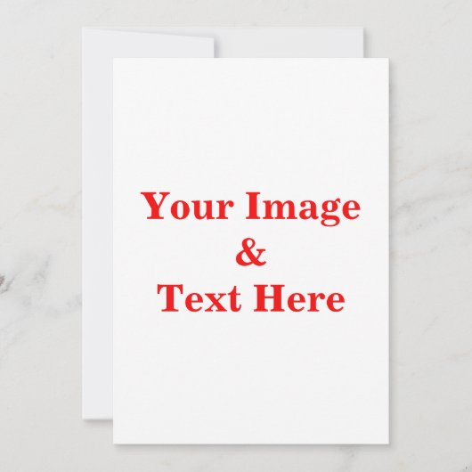 パーソナライズされたカスタム文字 招待状 (正面)