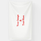 パーソナライズされたカスタム文字 横断幕 (縦)