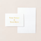 パーソナライズされたカスタム文字 箔カード (ディスプレー)