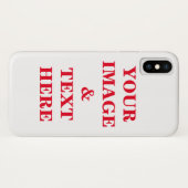 パーソナライズされたカスタム文字 Case-Mate iPhoneケース (裏面(横))