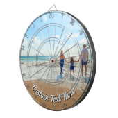 パーソナライズされたカスタム文字Your Photo Dart Board ダーツボード (正面右)