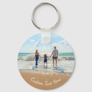 パーソナライズされたカスタム文字Your Photo Keychain キーホルダー