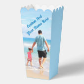 パーソナライズされたカスタム文字Your Photo Popcorn Box フェイバーボックス (裏面)