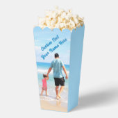 パーソナライズされたカスタム文字Your Photo Popcorn Box フェイバーボックス (はじけた状態)