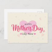 パーソナライズされたカスタム母の日 |はがき ポストカード (正面/裏面)