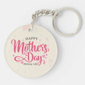 パーソナライズされたカスタム母の日 |キーチェーン キーホルダー (裏面)