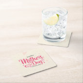 パーソナライズされたカスタム母の日 |コースター スクエアペーパーコースター (インサイチュ)