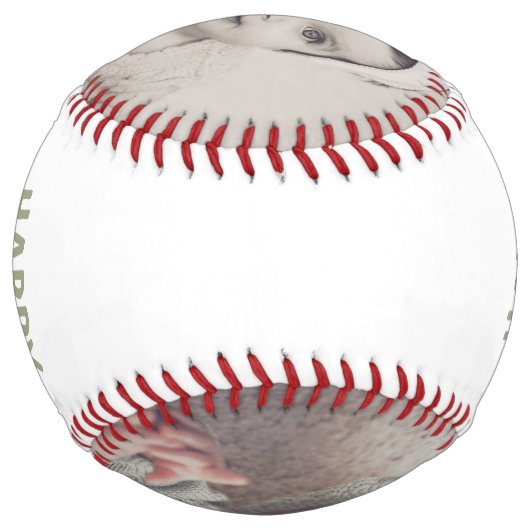 パーソナライズされたカスタム母の日 ソフトボール (裏面)