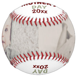 パーソナライズされたカスタム母の日 ソフトボール