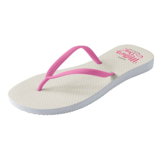 パーソナライズされたカスタム母の日 |ビーチサンダル ビーチサンダル (アングル)