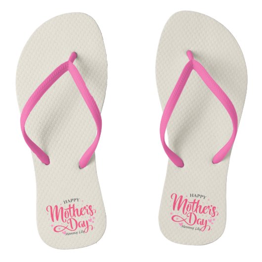 パーソナライズされたカスタム母の日 |ビーチサンダル ビーチサンダル (ソール)