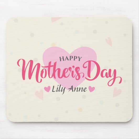 パーソナライズされたカスタム母の日 |マウスパッド マウスパッド (正面)