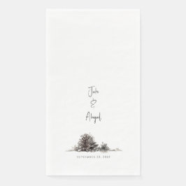 パーソナライズされたカスタム水カラーニュートラルパインコーン