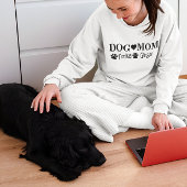 パーソナライズされたカスタム犬の名前ドッグママ スウェットシャツ