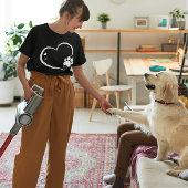 パーソナライズされたカスタム犬の名前Dag mom mama gift Tシャツ