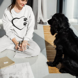 パーソナライズされたカスタム犬の名犬ママ母ママギフト スウェットシャツ