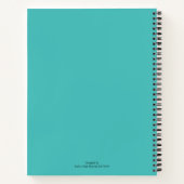 パーソナライズされたカスタム犬モマコーギラバーギフト ノートブック (裏面)