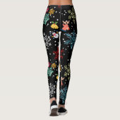 パーソナライズされたカスタム自分の写真の画像 レギンス (裏面)