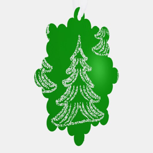 パーソナライズされたカスタム自分の写真 オーナメントカード (右)