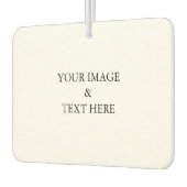 パーソナライズされたカスタム自分の写真 カーエアーフレッシュナー (左)