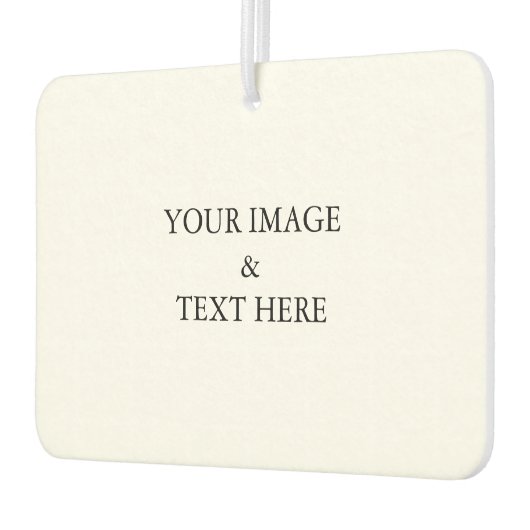 パーソナライズされたカスタム自分の写真 カーエアーフレッシュナー (左)