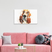 パーソナライズされたカスタム自分の写真 キャンバスプリント (インサイチュ (リビング))