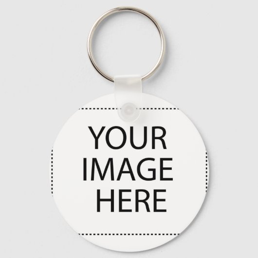 パーソナライズされたカスタム自分の写真 キーホルダー (正面)
